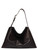 Borsa Orciani Trinity Lagoon Midi in pelle testa di moro