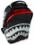 Zaino Sprayground Black And White Drip Check Shark in pelle vegana nera