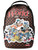 Zaino Sprayground Disney Mickey & Friends in pelle vegana marrone