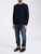 Maglione C.P. Company Lens in lana blu scuro