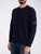 Maglione C.P. Company Lens in lana blu scuro