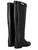 Stivale Via Roma 15 in pelle luxury nera con cinturino
