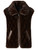 Gilet Pinko Glossina in similpelliccia marrone