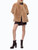 Cappa Pinko New Comodino in similpelliccia beige 