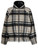 Caban Pinko Borragine in lana check