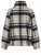 Caban Pinko Borragine in lana check