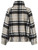 Caban Pinko Borragine in lana check