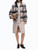 Caban Pinko Borragine in lana check