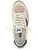 Sneakers 4B12 Playnew U1035 in pelle bianca e marrone