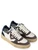 Sneakers 4B12 Hyper U3019 in pelle bianca e suede grigio