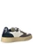 Sneakers 4B12 Hyper U3019 in pelle bianca e suede grigio