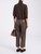 Pantalone Max Mara MM Mmlode in ecopelle marrone
