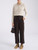 Pantalone 'S Max Mara Smmfloria in lana marrone