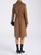 Cappotto Max Mara Studio Bcollag in lana marrone