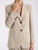 Blazer Max Mara Studio MstEdito in flanella di lana beige