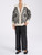Cardigan Weekend Max Mara Wkdbelgio in lana jacquard nero