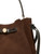 Borsa a secchiello Tory Burch Romy in suede marrone