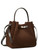 Borsa a secchiello Tory Burch Romy in suede marrone