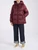 Piumino Max Mara The Cube Seia in tela antigoccia bordeaux