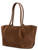Borsa Tote Weekend Max Mara Wkapesi in suede cioccolato