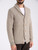 Cardigan Gran Sasso in misto lana beige