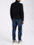 Maglione dolcevita Gran Sasso in lana merino nero