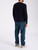 Maglione Gran Sasso in lana idrorepellente blu