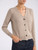 Cardigan Gran Sasso in lana color beige