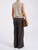 Maglia smanicata Eleh in lana beige