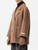 Cappotto Duno Dulma in alpaca color tabacco