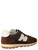 Sneaker Hogan Athletic in pelle scamosciata marrone