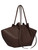 Borsa Yuzefi Mochi Large in pelle espresso