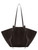 Borsa Yuzefi Mochi Large in suede marrone Ganache