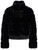 pelted short fur bomber 1