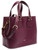 Borsa Lancel Neo Izy S in pelle martellata bordeaux