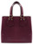 Borsa Lancel Neo Izy S in pelle martellata bordeaux