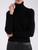 Maglione collo alto Alpha Studio in lana nera