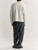 Cardigan Maison Kitsuné in lana grigio chiaro