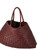Borsa Dragon Diffusion Santa Croce Small in pelle marrone bruciato
