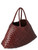Borsa Dragon Diffusion Santa Croce Small in pelle marrone bruciato