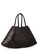 Borsa Dragon Diffusion Santa Croce Small in pelle marrone scuro