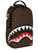 Zaino Sprayground Sharks In Paris Pyramid in pelle vegana marrone