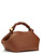 Borsa Ganni Bou Bag Small in pelle vegana marrone
