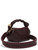 Borsa Ganni Bou Bag Mini Tressé in similpelle cioccolato