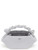 Borsa Ganni Bou Bag Mini similpelle granulata grigia