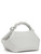 Borsa Ganni Bou Bag Small in similpelle granulata grigia