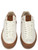 Sneaker uomo Aqua Alta in pelle bianca e cognac