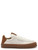 Sneaker donna Aqua Alta in pelle bianca e cognac