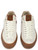 Sneaker donna Aqua Alta in pelle bianca e cognac