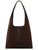 Borsa Soeur Delice in pelle marrone scuro